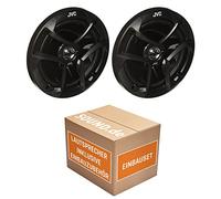 Lautsprecher Einbauset passend mit JVC CS-J620-16cm für Audi A4 B5 Limousine - Heck