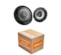 Lautsprecher Einbauset passend mit Kenwood KFC-S1766-16,5cm 2-Wege Koax Auto Einbauzubehör für Seat Ibiza 6J