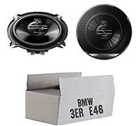 BMW 3er E46 - Lautsprecher Boxen Pioneer TS-G1330F - 13cm 3-Wege 130mm Triaxe 250W Auto Einbausatz - Einbauset