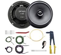 Option Heck-Lautsprecher kompatibel mit Cupra Born - 100% Plug & Play Lautsprecher Nachrüst-Set - 2-Wege Koaxial-Lautsprecher-System, 3 Ohm, 70 Watt RMS, 91 db Wirkungsgrad