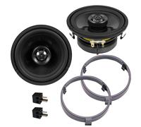 Lautsprecher für Mercedes W124 12cm Heckablage Set ESX Quantum QXE120 Ringe