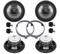 Lautsprecher für Mercedes W124 12cm Set vorne hinten ESX Quantum QE120 12cm Koax