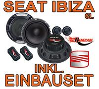 Lautsprecher für SEAT IBIZA 6L 200W Renegade RX6.2c Komponenten-System Einbauset