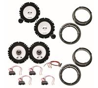 Lautsprecher Set Seat Leon 1M Toledo 1M ALPINE SXE-1750S SXE-1725S vorne hinten