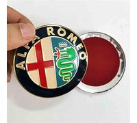 LAVIYE 4 Stück Auto Radnabenkappen für Alfa Romeo 75mm, Nabenkappen Nabendeckel Felgendeckel Felgenkappen Radnabendeckel Radnabenabdeckung