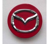LAVIYE 4 Stück Auto Radnabenkappen für Mazda CX-5 56MM, Nabenkappen Nabendeckel Felgendeckel Felgenkappen Radnabendeckel Radnabenabdeckung,A