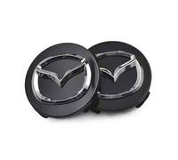 LAVIYE 4 Stück Auto Radnabenkappen für Mazda CX-5 56MM, Nabenkappen Nabendeckel Felgendeckel Felgenkappen Radnabendeckel Radnabenabdeckung,C