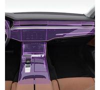 LAVIYE Auto-Innenfolie Armaturenbrett Klavierbrett Shift-Mittelkonsole Kratzfeste transparente TPU-PPF-Folie für Audi A8 D5 2018-2023