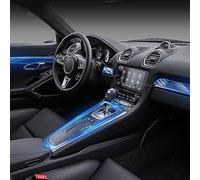 LAVIYE Auto Innenraum Mittelkonsole Transparent TPU Schutzfolie Anti-Kratz-Folie, für Porsche Boxster 718 911 2016-2020