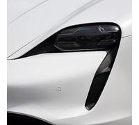 LAVIYE Autoscheinwerfer-Schutzfolie Scheinwerfer-Restaurierung Anti-Kratz-Folie Transparenter schwarzer TPU-Aufkleber, für Porsche Taycan 2019 2020