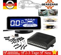LCD Einparkhilfe mit 8 Sensoren Vorne Hinteren Parkhilfe Schwarz PDC Nachrüsten