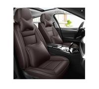 LCLCDZ Sitzbezüge Auto Autositzbezüge Universal Set für Skoda Kamiq Superb Superb 2 Superb 3 Superb 3V Yeti Octavia 5E Tuning Auto Zubehör,Braun