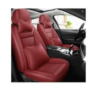 LCLCDZ Sitzbezüge Auto Autositzbezüge Universal Set für Skoda Kamiq Superb Superb 2 Superb 3 Superb 3V Yeti Octavia 5E Tuning Auto Zubehör,Rot