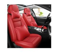 LCLCDZ Sitzbezüge Auto Autositzbezüge Universal Set für Skoda Kamiq Superba Superba 2 Superba 3 Superba 3V Yeti Octavia 5E Tuning Auto Zubehör,Leuchtendrot