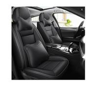 LCLCDZ Sitzbezüge Auto Autositzbezüge Universal Set für Skoda Kamiq Superba Superba 2 Superba 3 Superba 3V Yeti Octavia 5E Tuning Auto Zubehör,Schwarz