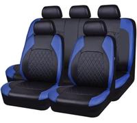 LCLSNNK Autositzbezüge passend für Audi A3 Sportback A1 A2 A3 Limousine A4 A5 Quattro A7 Sportback Q2 Q3 Q5 Q7, Leder, wasserdicht und atmungsaktiv, 5-Sitzer-Sitzbezug, Autoteile, Blau