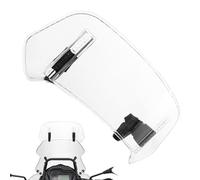 LDJSNC Motorrad Windschild für Honda Forza750 NSS750 Forza 750 NSS - Verstellbare Clip-On Windschutzscheibe, Windschild Spoiler Aufsatz, Windschild Windabweiser Zubehör,A Transparent-360mm × 140mm