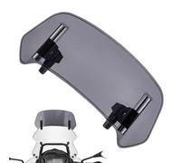 LDJSNC Motorrad Windschild für Honda Forza750 NSS750 Forza 750 NSS - Verstellbare Clip-On Windschutzscheibe, Windschild Spoiler Aufsatz, Windschild Windabweiser Zubehör, B Smoke-280mm × 120mm