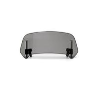 LDJSNC Motorrad Windschild für Piaggio Vespa GTS GTV 250 300 - Verstellbarer Windschild Spoiler Aufsatz, Clip-On Windschutzscheibe, Windabweiser für Fahrkomfort,A Transparent-280mm×120mm