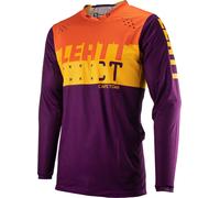 Leatt 4.5 Lite Motocross Jersey, lila-orange, Größe S für Männer