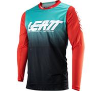 Leatt 4.5 X-Flow 2023 Motocross Jersey, schwarz-rot-blau, Größe M