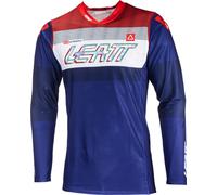 Leatt 5.5 Ultraweld 2024 Motocross Jersey, rot/dunkelblau, Größe XL