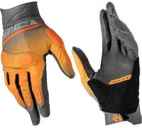 Leatt ADV X-Flow 5.5 Short Motorrad Handschuhe, grau-orange, Größe XL für Männer