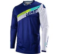 Leatt Moto 4.5 Lite V23 Blau Motocross Jersey Größe XL