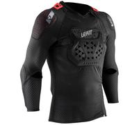 Leatt Unisex Protektorenshirt Langarm Airflex Stealth, Schwarz, S