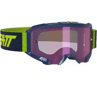 Leatt Velocity 4.5 Iriz Motocross Brille, blau-gelb