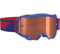 Leatt Velocity 4.5 Motocross Brille, rot-blau