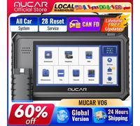 MUCAR VO6 OBD2-Scanner-Diagnosetool, Diagnosescanner für alle Systeme für das Auto, über 28 Services, Scan-Tool, lebenslange kostenlose Updates MUCAR VO6