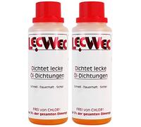 LecWec 2X Öldichtung Ölverlust Stop Ölstop Abdichtung Motor und Getriebe 200 ml