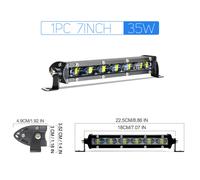 LED Arbeitsscheinwerfer Lichtbalken Lightbar Auto LKW Bagger 12V-24V 7-32 Zoll