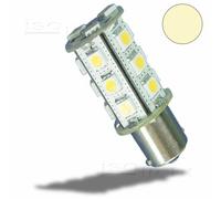 LED BA15S Leuchtmittel, 10-30V/DC, 18SMD, 3 Watt, warmweiß