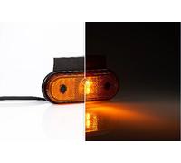 LED Begrenzungsleuchten Anhänger Umrissleuchten Markierungsleuchten LKW Gelb 2x