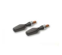 LED Blinker / Positionslicht SCURO, schwarzes Metallgehäuse, getöntes Glas, E-geprüft, Paar