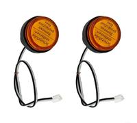 LED Blinker Set Für Xiaomi M365/Pro/Max E-Scooter, Links Rechts Fahrtrichtungsanzeiger, Wetterfest & Einfache Montage Ohne Werkzeug, 1 Paar Orange