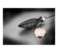 LED Blinkerlicht Kellermann Rhombus S Dark 168150 schwarz VR/HL