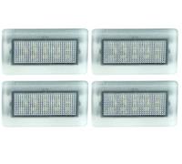 LED Innenraumbeleuchtung Set kompatibel/Ersatzteil für Tesla Model 3 X S Y 4er Pack kaltweiss