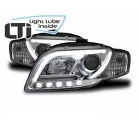 Led Light Tube Scheinwerfer in chrom für Audi A4 B7 11.2004-03.08