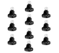 LED-Mafia 10 Stück T3 Glühbirnen 12V Instrumente Lampe für Tacho Armaturenbrett & Kontrollleuchten Ersatzlampen Set