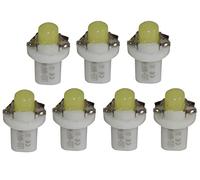 LED-Mafia 7X B85d Typ B8.5d Halogen Tachobeleuchtung Set Cockpitbeleuchtung - weiß blau rot Cockpit c (rot)