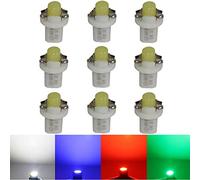 LED-Mafia 9X B85d Typ B8.5d Halogen Tachobeleuchtung Set Cockpitbeleuchtung - weiß blau rot Cockpit (grün)