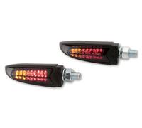 HIGHSIDER pro Arc LED Rück-, Bremslicht, Blinker 3in1 Schwarz/Getönt E-Geprüft (Paar)