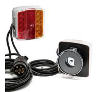LED Rückleuchte mit Magneten, 7-poliger Stecker, 12V, E11, für Anhänger