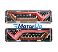 LED-RÜCKLEUCHTEN 12V 24V TK-5-1 2 Stück DYNAMISCHER BLINKER für Lkw, Lieferwagen