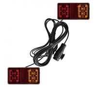 LED Rückleuchten Set 7 polig Magnet verkabelt 12V 24V PKW Anhänger Beleuchtung