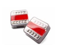 Set LED Rückleuchten 12V mit und ohne Kennzeichenbeleuchtung Rücklicht E4 PKW