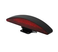 LED-Rücklicht Highsider Pro Interstate, Mattschwarz, Glas Rot, E-geprüft